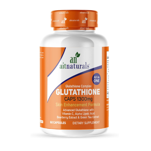 Aitnaturals Glutathione Complex (1300mg)- 60 Capsules Advanced Antioxidant Formu