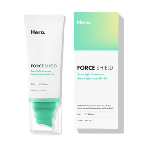 Force Shield Superlight Sunscreen SPF 30 from Hero Cosmetics - Everyday SPF 30 f