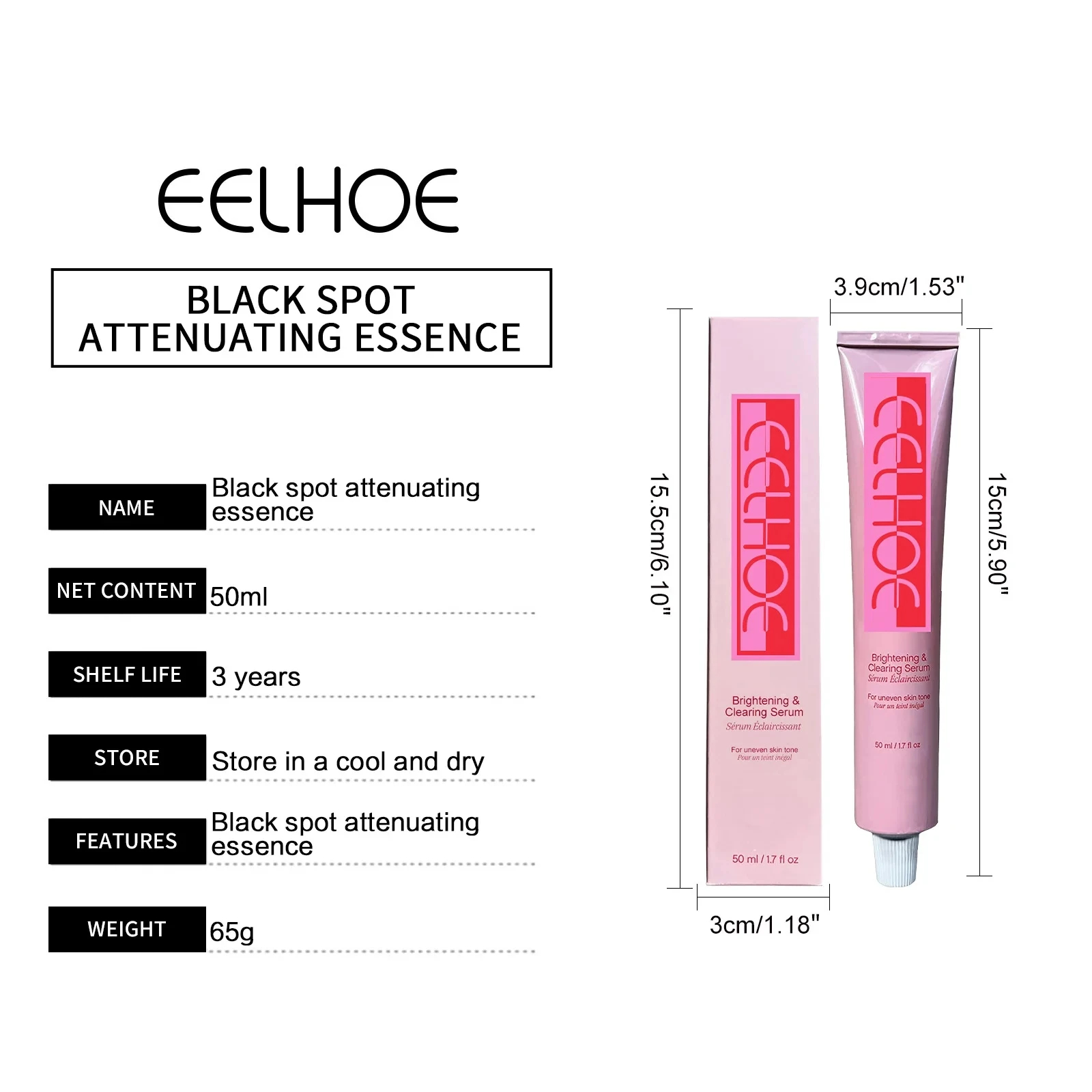 Eelhoe Brightening & Clearing Serum - 1.7 fl oz | Dark Spot & Acne Mark Remover