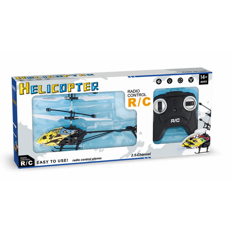 2.5CH Camouflage Graffiti USB Charging Electric Light RC Helicopter RTF - Graffi banner 4