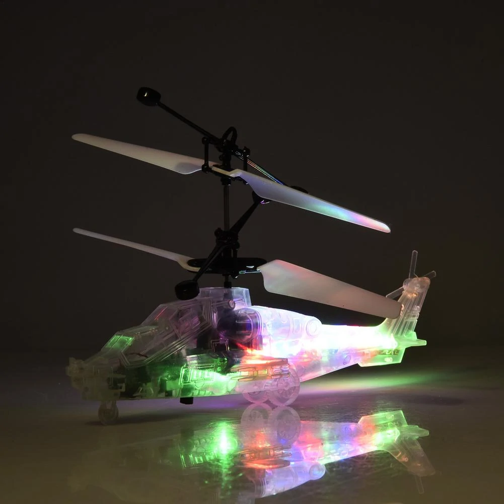 Gesture Sensing Smart Levitation Led Light Altitude Hold Transparent RC Helicopt banner 3