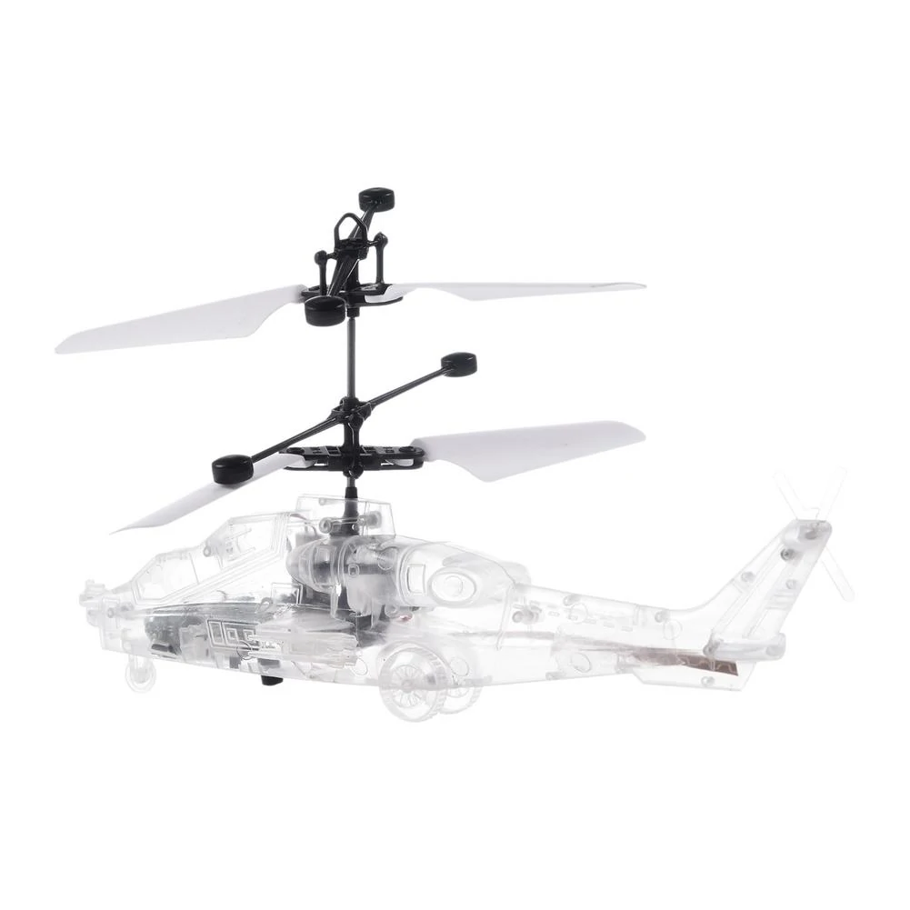 Gesture Sensing Smart Levitation Led Light Altitude Hold Transparent RC Helicopt banner 1