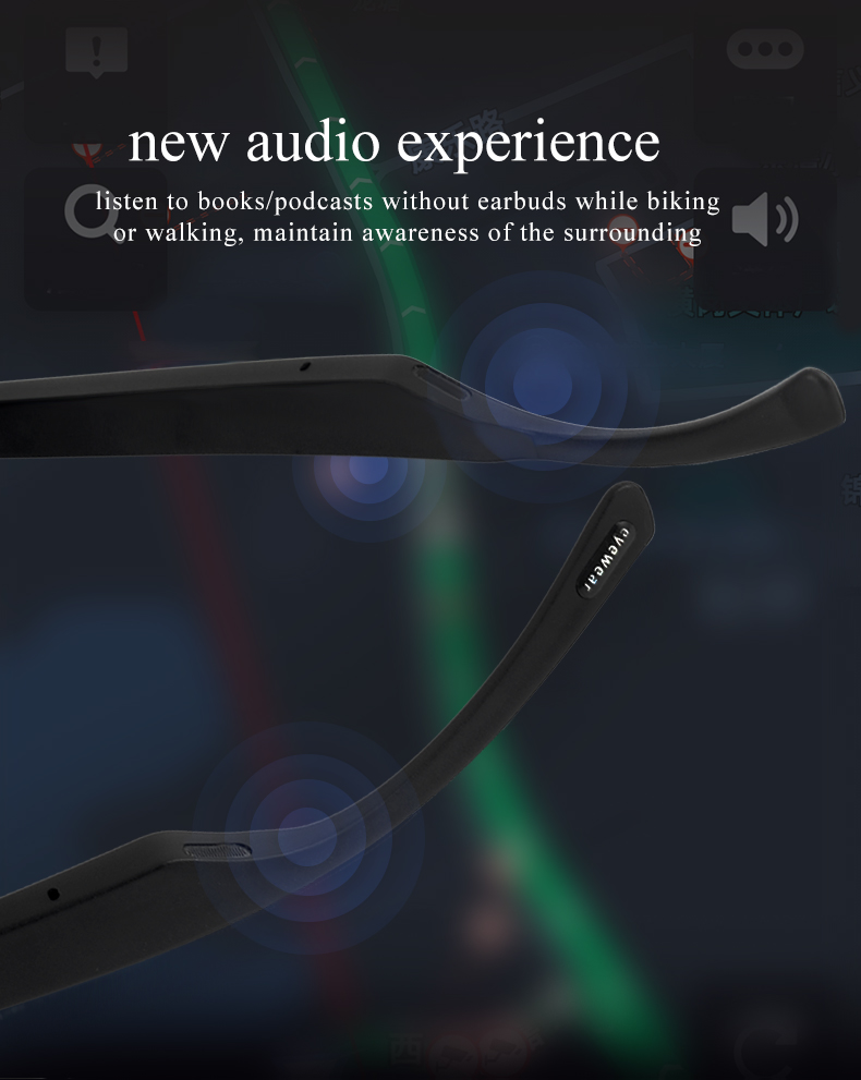 K1K2KXKK1K2KXKY KY03 TWS bluetooth Glasses Earphone Stereo Sound Dual Speakers A banner 4