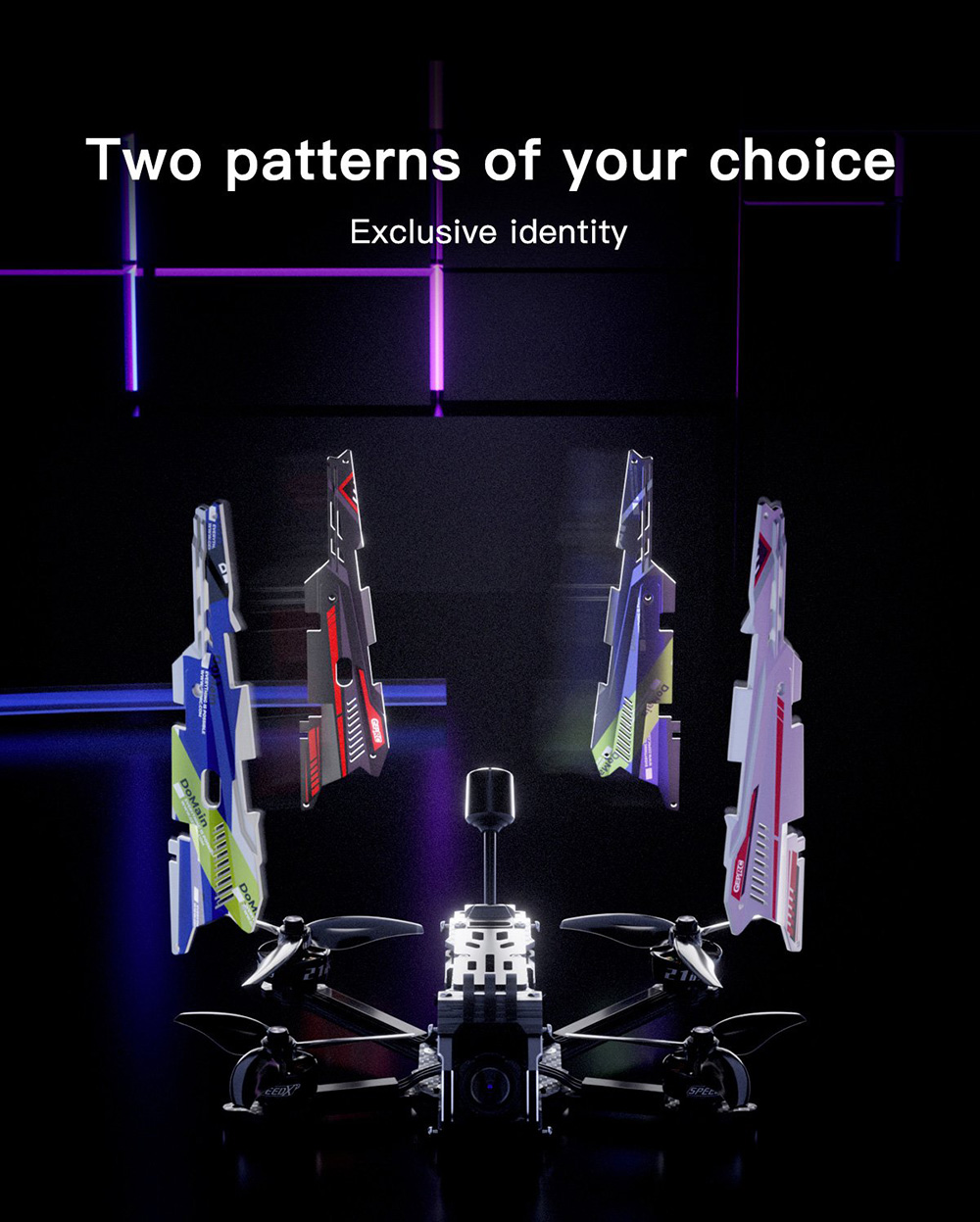 GEPRC DoMain3.6 DoMain4.2 HD WTFPV 3.6Inch / 4.2Inch 6S Freestyle RC FPV Racing banner 3