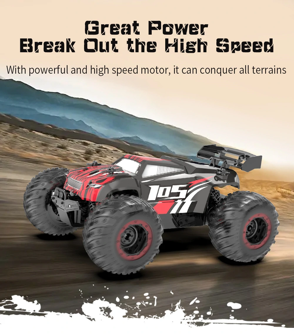 JJRC Q105 2.4G 1/18 2WD RC Car Crawler Vehicle Models Toys banner 2