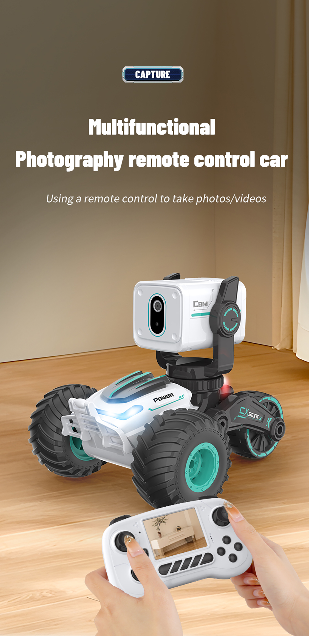 Rc Cars Video Conversation LCD Screen Display The Image Real Time Voice Conversa banner 1