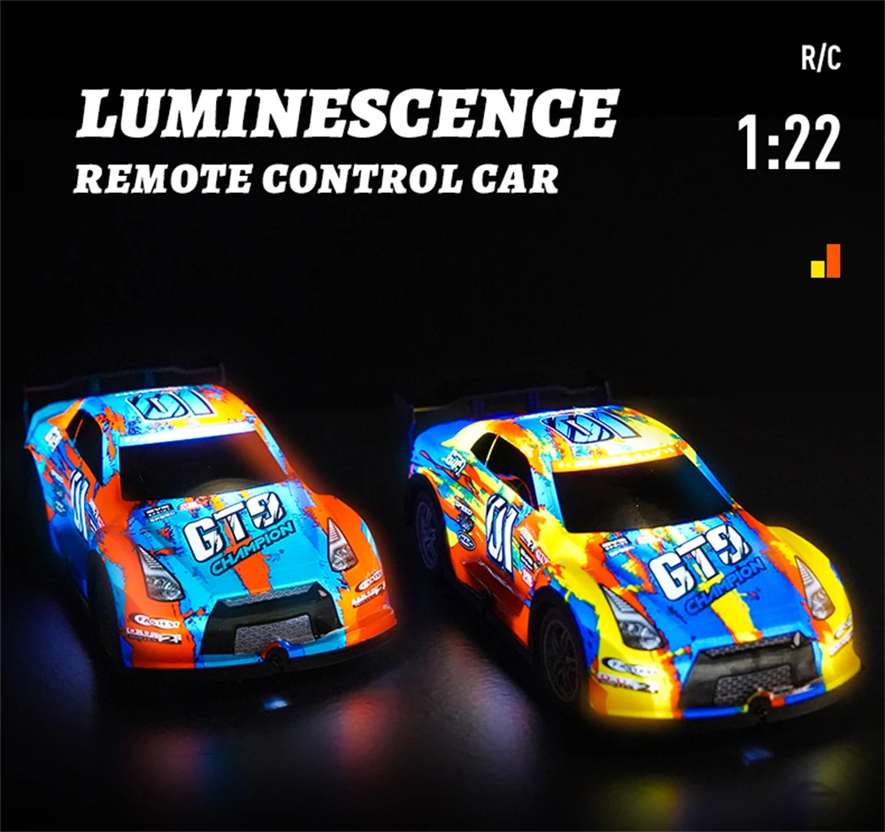 KYAMRC P220/221/222/223 1/22 27MHZ RWD Drift RC Car LED Light High Speed Racing banner 1