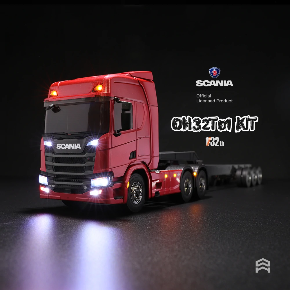 Orlandoo Hunter OH32T01 SCANIA R650 1/32 Mini Tractor Truck RC Car KIT 6x4 Unass banner 1