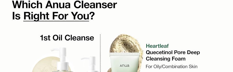 ANUA Heartleaf Quercetinol Pore Deep Cleansing Foam, Facial Cleanser, for Double banner 4