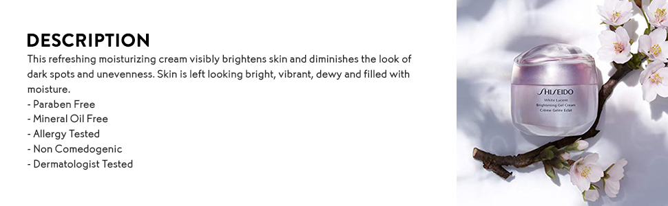Shiseido White Lucent Brightening Gel Cream, 50 ml banner 2