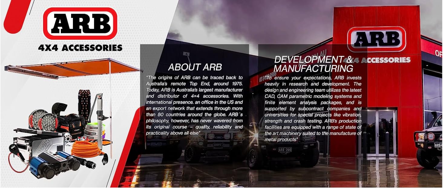 ARB 171302 Portable Tire Inflation Kit, Includes Air Hose 18 Foot Long and Acces banner 1