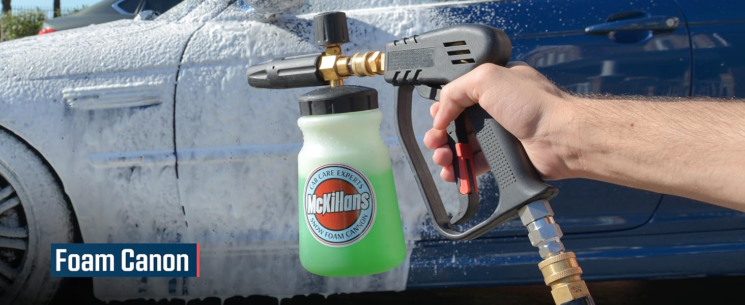 McKillans Short Pressure Washer Gun with Swivel - High Pressure Water Handle wit banner 3