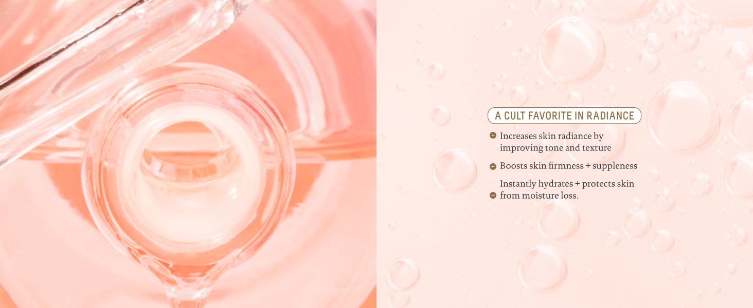 BIOSSANCE Squalane and Vitamin C Rose Oil. Facial Oil to Visibly Brighten, Hydra banner 3