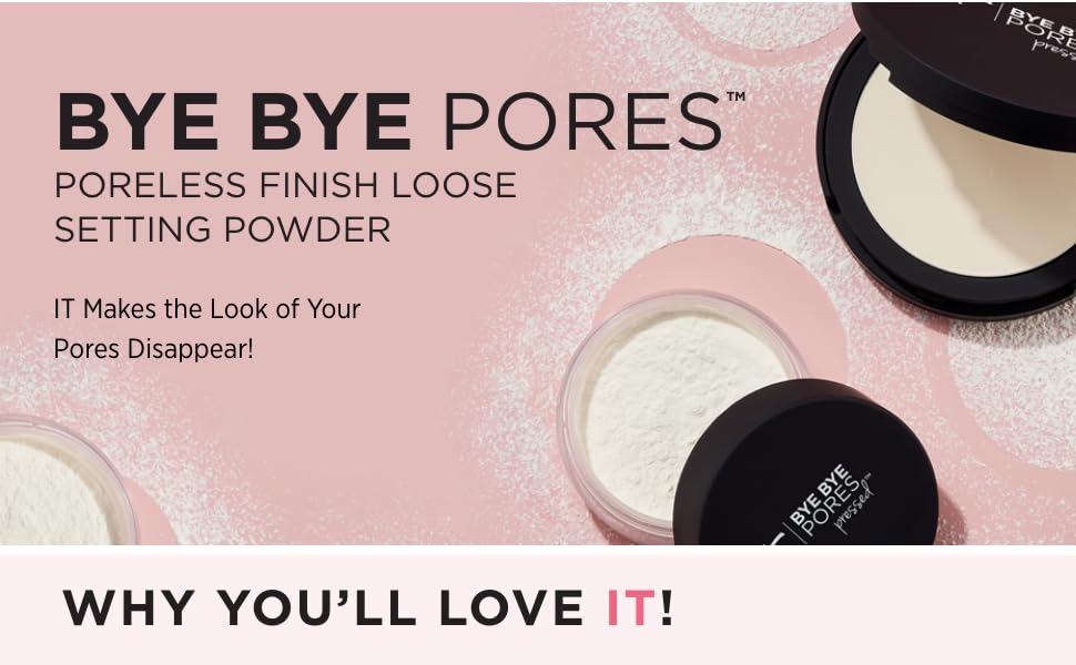 It Cosmetics Bye Bye Pores - Poreless Finish Airbrush Powder - Universal Translu banner 1