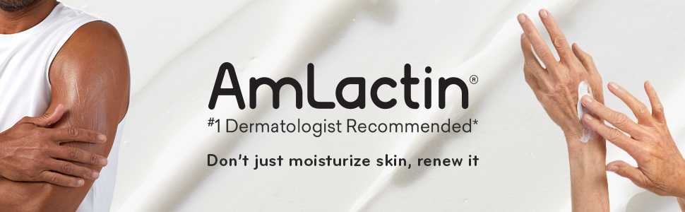 AmLactin Rapid Relief Restoring Body Lotion for Dry Skin – 7.9 oz Pump Bottle – banner 1