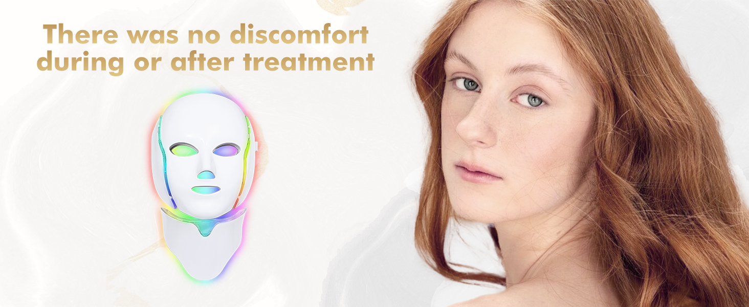Red Light Therapy for Face, Led Face Mask Light Therapy, 7-1 Colors LED Facial S banner 4