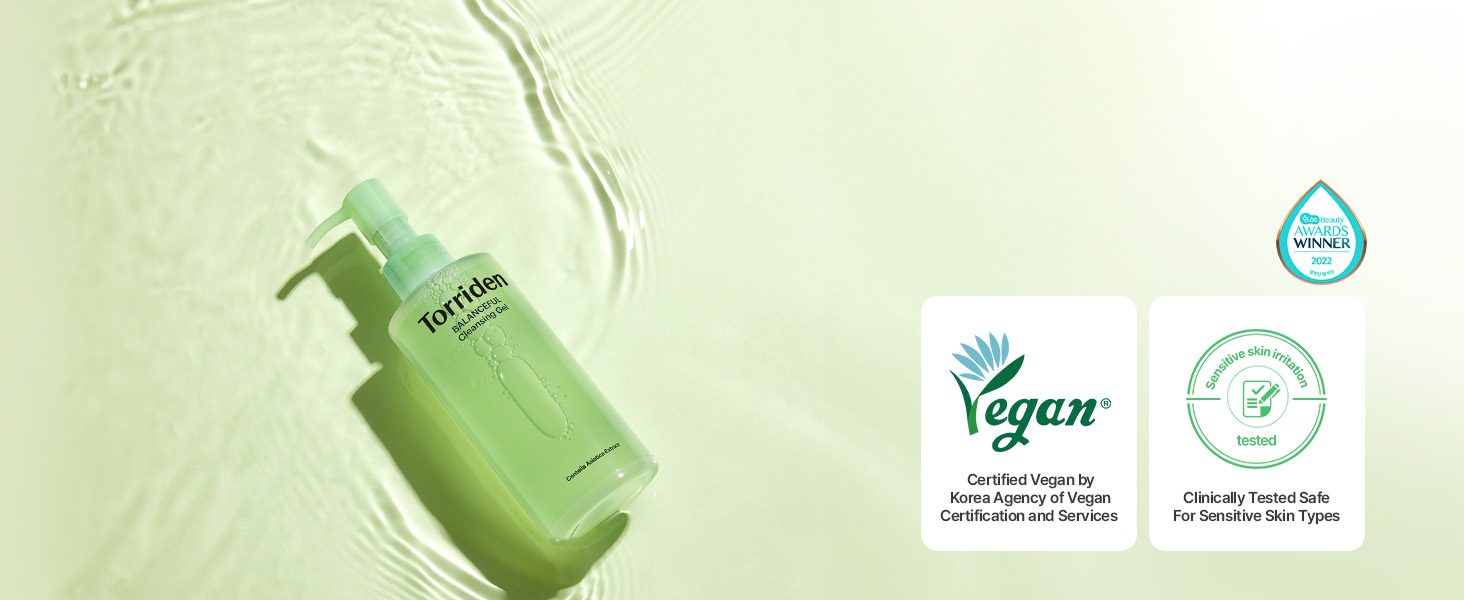 Torriden BALANCEFUL Cleansing Gel 200ml (6.76 fl. oz.) | Low pH Cleanser | Gentl banner 2