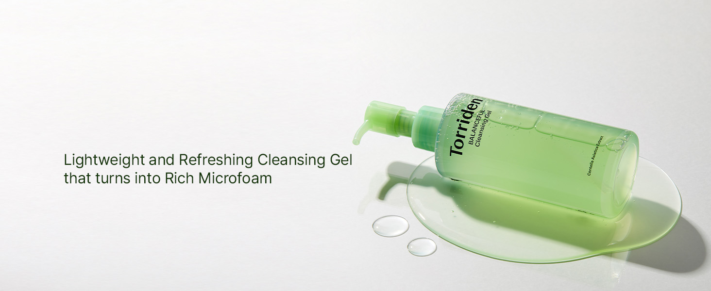 Torriden BALANCEFUL Cleansing Gel 200ml (6.76 fl. oz.) | Low pH Cleanser | Gentl banner 5
