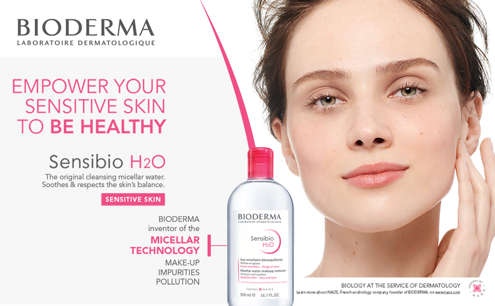 Bioderma Sensibio H2O Make-Up Removing Micellar Water - Sensitive Skin, 500ml banner 1