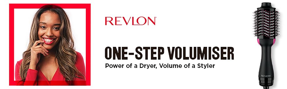 Revlon RVDR5222 One-Step Hair Dryer & Volumizer – 2 Heat Settings + Cool Setting banner 1
