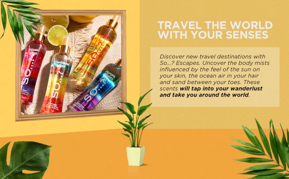 So…? Summer Escapes Ibiza Dreams Body Mist for Women – Luxuriously Long-Lasting banner 2