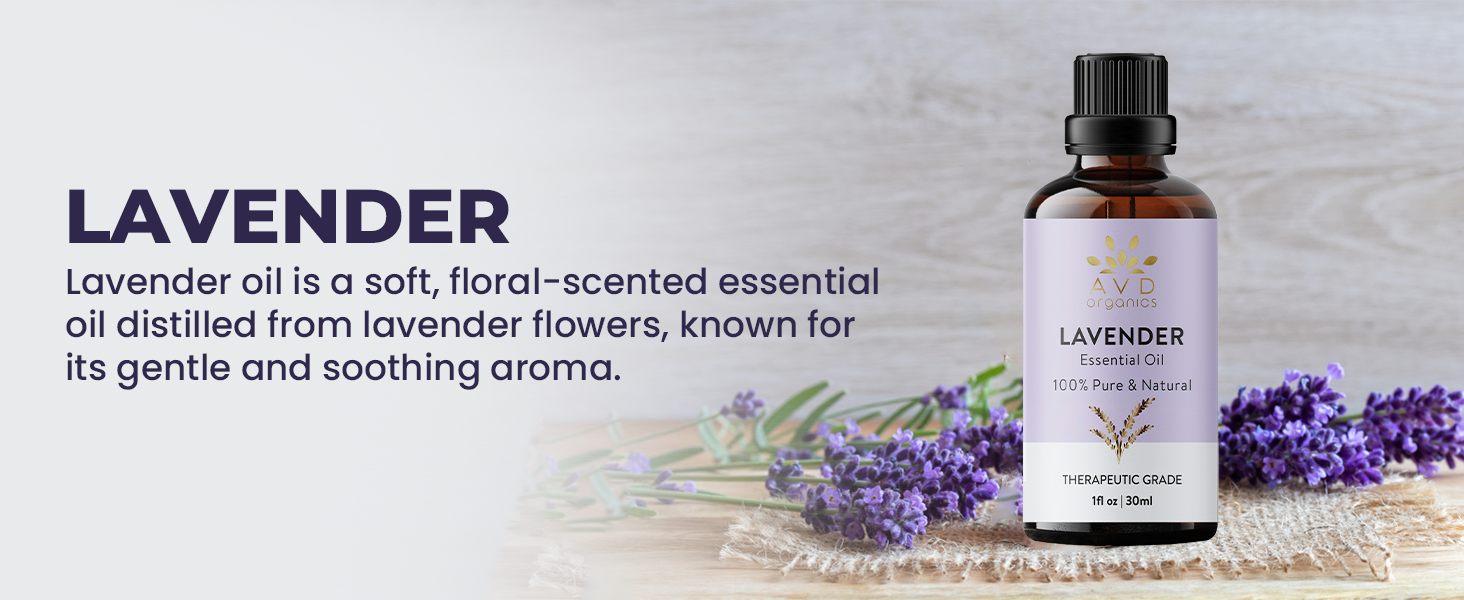 AVD Organics Lavender Essential Oil 30ml – 100% Pure & Natural Lavender Oil for banner 2