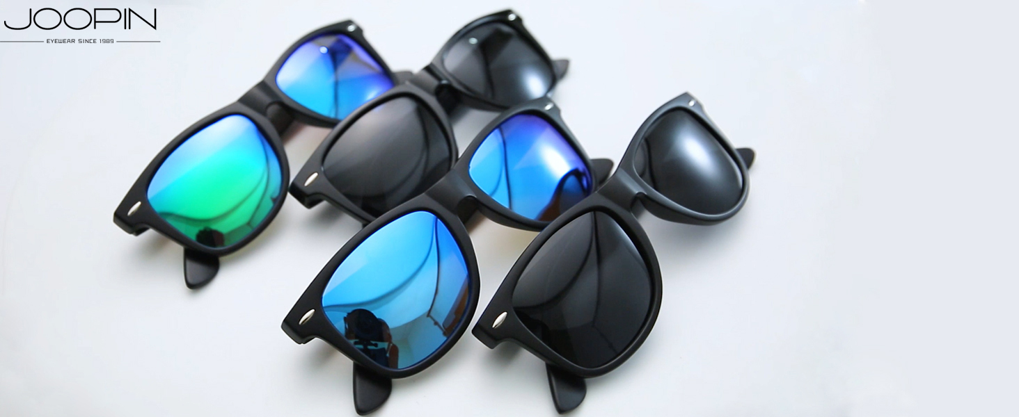 Joopin Square Sunglasses Polarized UV Protection Trendy Classic Sun Glasses Men banner 1
