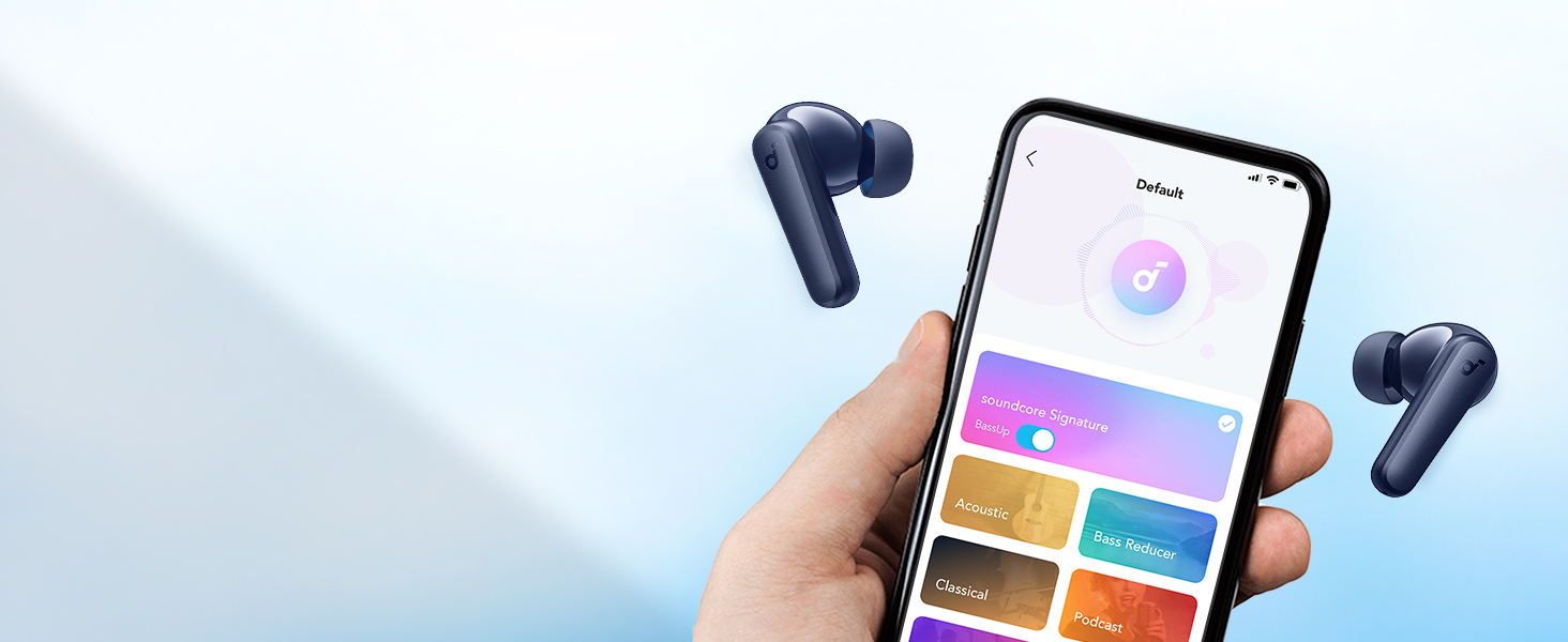 soundcore Anker P20i Bluetooth Earphones, 10mm Drivers with Big Bass True Wirele banner 3