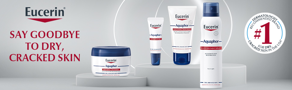 Eucerin Aquaphor SOS Lip Repair Lip Balm, Immediate 60-Seconds Lip Care and Reli banner 1