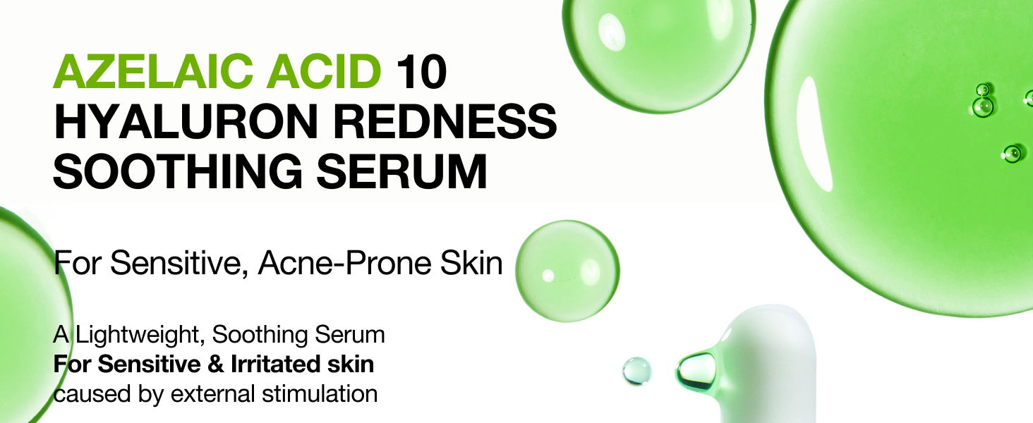 Anua Azelaic Acid 10 Hyaluron Redness Soothing Serum, Facial Serum for Sensitive banner 1