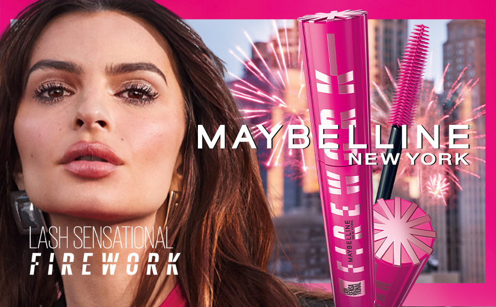Maybelline New York Lash Sensational Firework; Black Mascara, 10ml banner 1