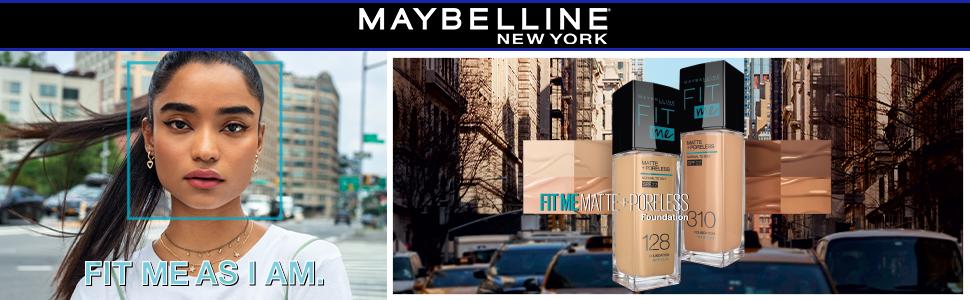 Maybelline New York Fit Me Matte & Poreless Foundation 16H Oil Control with SPF banner 1