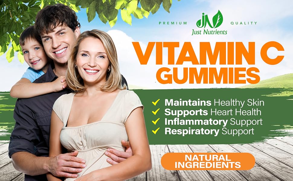 Vitamin C Gummies 1000mg for Adults & Kids – Chewable Multivitamin with Zinc for banner 3