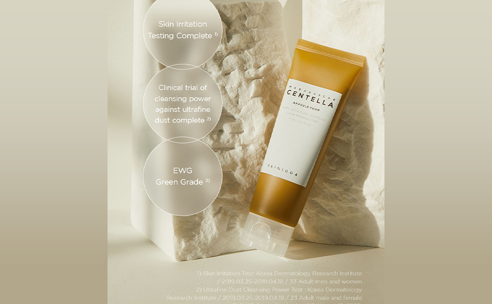 SKIN1004 Madagascar Centella Ampoule Foam, 125mL | Mild and Soothing Face Cleans banner 3